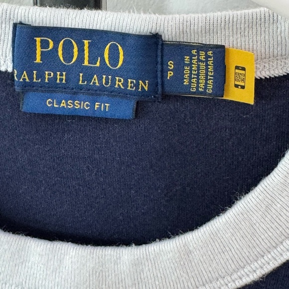 Ralph Lauren Navy Blue Short Sleeve Polo Tee - Picture 2 of 5